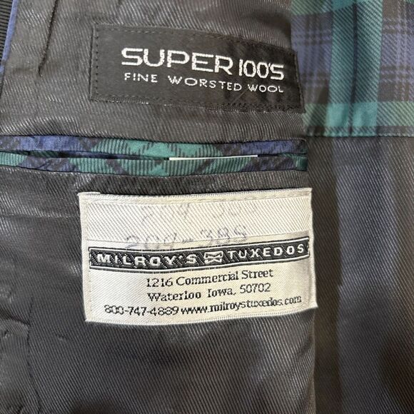 Lauren Ralph Lauren Tuxedo Jacket Black Notch Lapel 38S - Picture 5 of 10